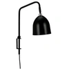 Image de Dyberglarsen Easton Applique Dome - Noir, Tube Noir