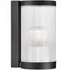 Image de Coupar Applique d'extérieur moderne noire IP54 E27