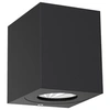 Image de Applique murale CANTO Kubi 2 Aluminium Seaside noir, H.10.6 - IP44 - LED Module / Extérieur