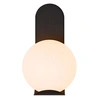 Image de Applique murale DALIUS Matière plastique Noir, H.30.5 - IP44 - E27 / Extérieur