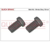 Image de Jeu De Vis, Disque De Frein Quick Brake 11668k Bmw