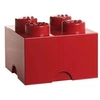 Image de pierre de stockage 4 plots 25 x 18 cm polypropylène rouge
