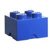 Image de pierre de rangement 4 plots 25 x 18 cm polypropylène bleu