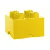 Image de Brique de rangement empilable jaune 4 plots Sablon