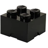 Image de LEGO pierre de rangement 4 plots 25 x 18 cm polypropylène noir