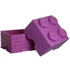 Image de pierre de rangement 4 plots 25 x 18 cm polypropylène rose