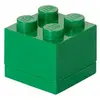 Image de mini pierre de rangement 4 plots 4,6 x 4,3 cm polypropylène vert