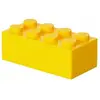 Image de mini pierre de rangement 8 plots 4,6 x 9,2 cm polypropylène jaune