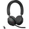 Image de Jabra Evolve2 65 Casque PC Sans Fil - Casque Audio Anti-Bruit Certifié Microsoft Teams avec Batterie Longue Durée - Adaptateur Bluetooth USB-A - Noir en occasion ou reconditionné