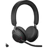 Image de Jabra Evolve2 65 Casque PC Sans Fil - Casque Audio Anti-Bruit Certifié Microsoft Teams avec Batterie Longue Durée - Adaptateur Bluetooth USB-C - Noir en occasion ou reconditionné