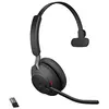 Image de Jabra Evolve2 65 Casque PC Sans Fil - Casque Certifié Microsoft Teams Mono Écouteur avec Batterie Longue Durée - Adaptateur Bluetooth USB-A - Noir en occasion ou reconditionné
