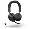 Image de Jabra Evolve2 75, Casque Bluetooth Sans Fil, Technologie à 8 Microphones, Réduction Active du Bruit, Grand Confort, Adaptateur USB-A et compatibilité MS Teams, Batterie 36 h, Noir en occasion ou reconditionné