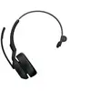 Image de Evolve2 55 UC Mono - Micro-casque - sur-oreille - Bluetooth - sans fil - Suppresseur de bruit actif - USB-C via un adaptateur Bluetooth - noir -