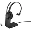 Image de Jabra Evolve2 55 Micro-casque sans fil mono avec base de chargement, Jabra Air Comfort, micros à réduction de bruit et ANC. Certifié MS Teams, fonctionne avec toutes les plateformes - Noir en occasion ou reconditionné