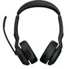 Image de Evolve2 55 UC Stereo - Micro-casque - sur-oreille - Bluetooth - sans fil - Suppresseur de bruit actif - USB-C - noir - certifié Zoom, Cisco Webex