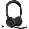 Image de Jabra Evolve2 55, Casque Bluetooth Sans Fil, avec 4 Microphones, Réduction Active du Bruit, Design Léger, 18h Autonomie, Certifié MS Teams, Idéal Bureau & Maison, Noir en occasion ou reconditionné