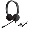 Image de Jabra Evolve 20 Casque Filaire (édition 2025) - Casque Filaire Stéréo Oreille pour Le Bureau et Le Travail à Domicile - Contrôle des appels - Certifié MS Teams - Connectivité USB-C/A - Noir en occasion ou reconditionné