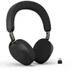Image de Jabra Evolve3 75 Casque on-Ear Bluetooth sans Fil avec Micro pour Travail, USB-C, IA Appel Vocal, Annulation Bruit Active Avancée, 22h, MS Teams Certifié, Noir en occasion ou reconditionné