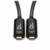 Image de MicroConnect Premium - Câble USB - 24 pin USB-C (M) pour 24 pin USB-C (M) - USB 3.2 Gen 1 - 10 m - Active Optical Cable (AOC), support pour 4K60Hz -