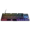 Image de SteelSeries Apex 9 TKL - Clavier de jeu mécanique - Switchs optiques - Actionnement en 2 points - Format compact sans clé - Switchs amovibles - Disposition américaine (QWERTY) en occasion ou reconditionné