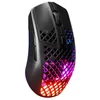 Image de SteelSeries Aerox 3 Wireless - Souris gaming RGB trouée - Design étanche ultra-léger - Capteur optique 18K DPI TrueMove Air - Onyx en occasion ou reconditionné