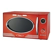 Image de Four à micro-ondes rétro avec grill 23L 16330129 Rouge métallique
