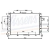 Image de Radiateur, Refroidissement Du Moteur 60041 Nissens Nissens 60041 Alfa Romeo