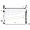 Image de Radiateur, Refroidissement Du Moteur 60236a Nissens Nissens 60236a Audi