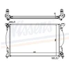 Image de Radiateur, Refroidissement Du Moteur 60301a Nissens Nissens 60301a Audi