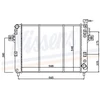 Image de Radiateur, Refroidissement Du Moteur 61010 Nissens Nissens 61010 Jeep