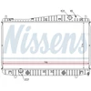 Image de Radiateur, Refroidissement Du Moteur 61639 Nissens Nissens 61639 Chevrolet;Daewoo