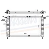 Image de Radiateur, Refroidissement Du Moteur 61651a Nissens Nissens 61651a Daewoo