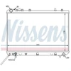 Image de Radiateur, Refroidissement Du Moteur 61668 Nissens Nissens 61668 Daewoo;Ssangyong