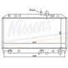 Image de Radiateur, Refroidissement Du Moteur 62458 Nissens Nissens 62458 Mazda