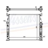 Image de Radiateur, Refroidissement Du Moteur 62576a Nissens Nissens 62576a Mercedes-Benz