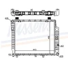 Image de Radiateur, Refroidissement Du Moteur 62754a Nissens Nissens 62754a Mercedes-Benz