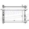 Image de Radiateur, Refroidissement Du Moteur 62781a Nissens Nissens 62781a Mercedes-Benz