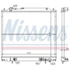 Image de Radiateur, Refroidissement Du Moteur 62855 Nissens Nissens 62855 Mitsubishi