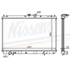 Image de Radiateur, Refroidissement Du Moteur 62857a Nissens Nissens 62857a Mitsubishi