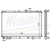 Image de Radiateur, Refroidissement Du Moteur 62858a Nissens Nissens 62858a Mitsubishi;Volvo