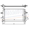 Image de Radiateur, Refroidissement Du Moteur 63028a Nissens Nissens 63028a Opel;Vauxhall