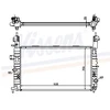 Image de Radiateur, Refroidissement Du Moteur 63087a Nissens Nissens 63087a Opel