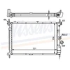 Image de Radiateur, Refroidissement Du Moteur 63278a Nissens Nissens 63278a Opel