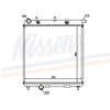 Image de Radiateur, Refroidissement Du Moteur 63505 Nissens Nissens 63505 Citroen;Ds;Opel;Peugeot