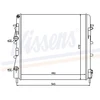 Image de Radiateur, Refroidissement Du Moteur 63763 Nissens Nissens 63763 Nissan