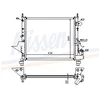 Image de Radiateur, Refroidissement Du Moteur 63949 Nissens Nissens 63949 Renault