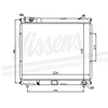 Image de Radiateur, Refroidissement Du Moteur 64169 Nissens Nissens 64169 Suzuki
