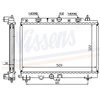 Image de Radiateur, Refroidissement Du Moteur 64304a Nissens Nissens 64304a Honda;Mg;Rover