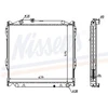 Image de Radiateur, Refroidissement Du Moteur 64636a Nissens Nissens 64636a Toyota