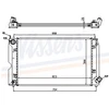 Image de Radiateur, Refroidissement Du Moteur 64647a Nissens Nissens 64647a Toyota